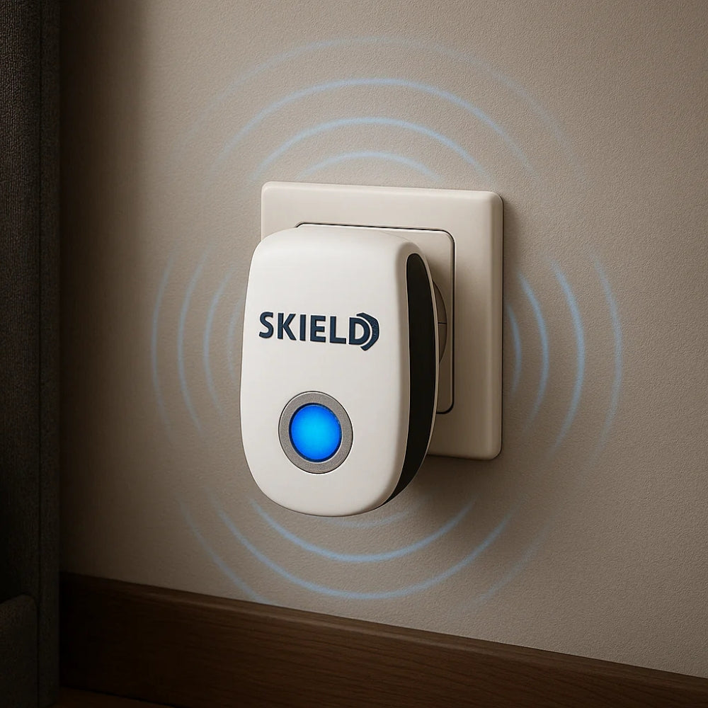 BugShield Ultrasonic Protection Against Mites, Fleas, Bedbugs & Mosquitoes